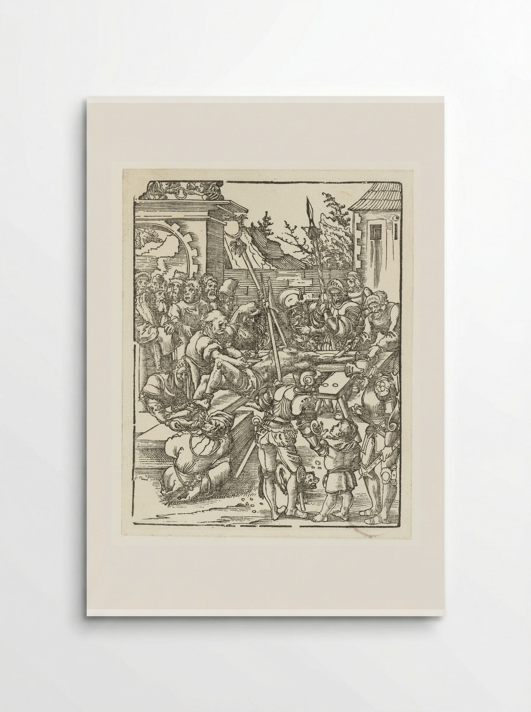 The Martyrdom of Saint Bartholomew - Lucas Cranach the Elder - Poster