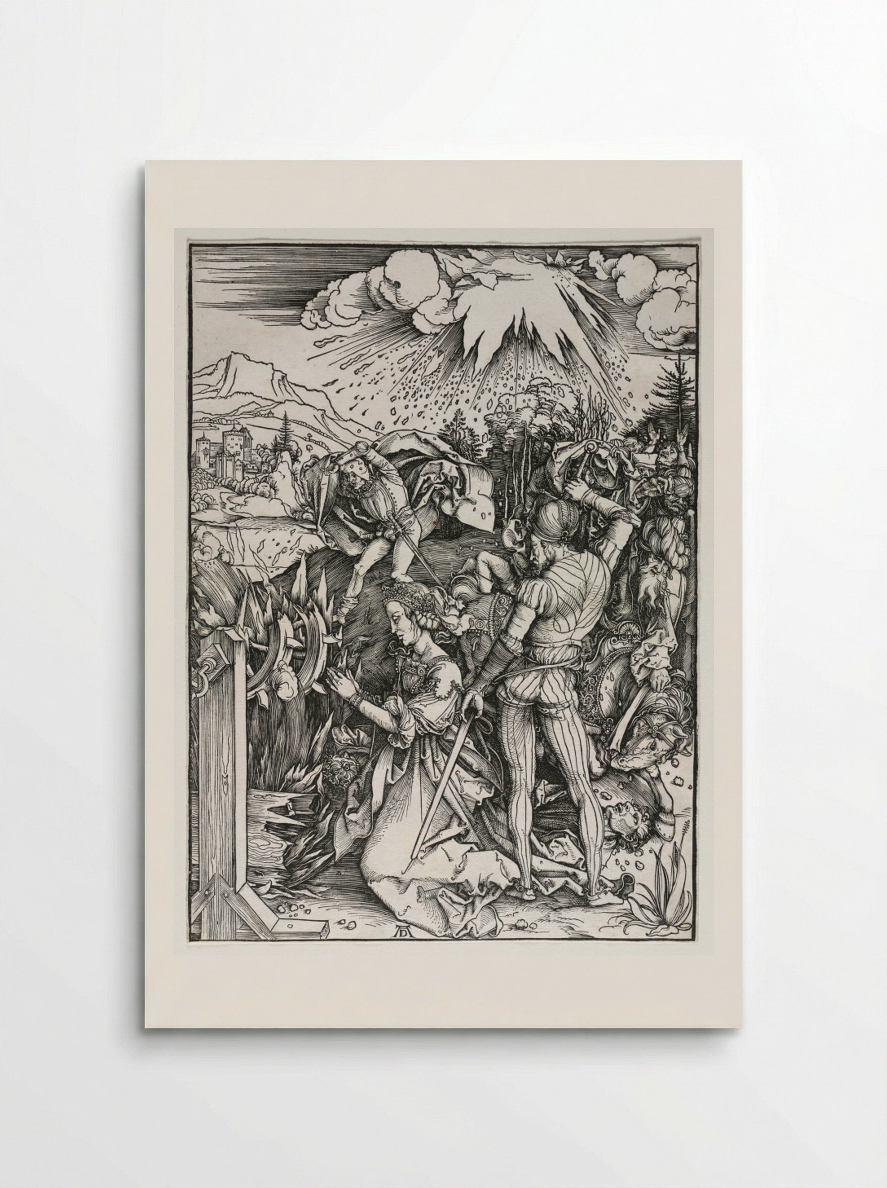 The Martyrdom of Saint Catherine of Alexandria - Albrecht Dürer - Poster