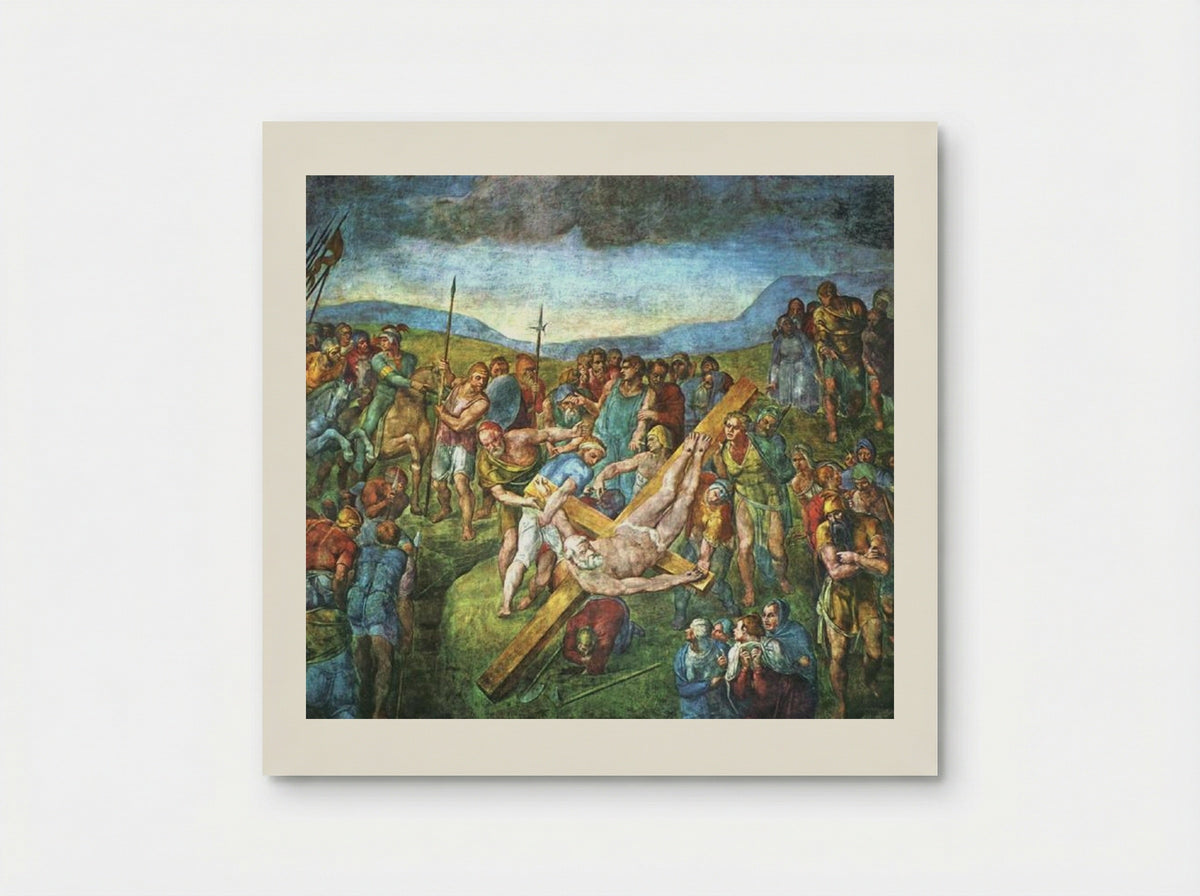 The Martyrdom of Saint Peter - Michelangelo Buonarroti - Poster