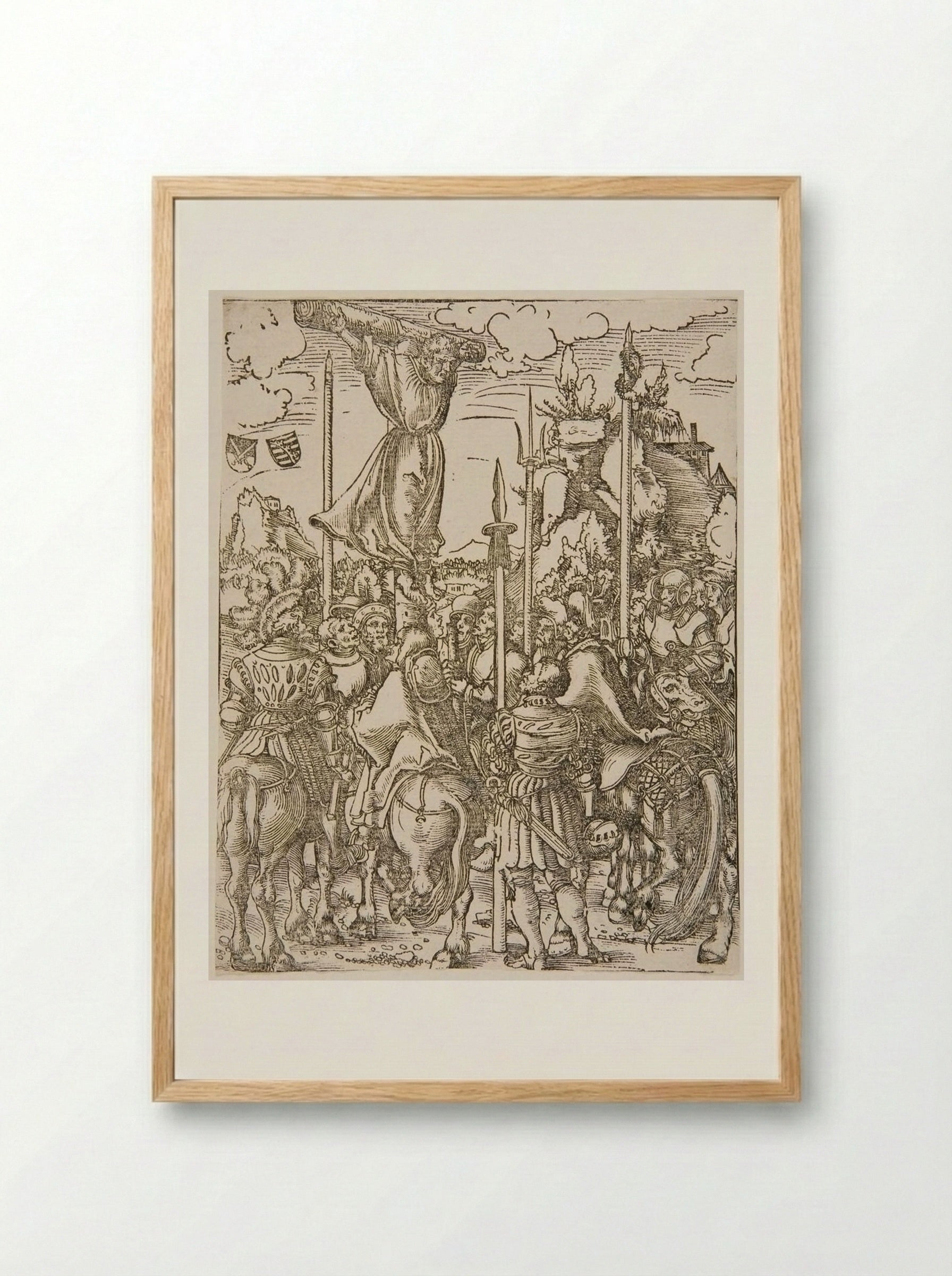 The Martyrdom of Saint Philip - Lucas Cranach the Elder - Framed Print Wood
