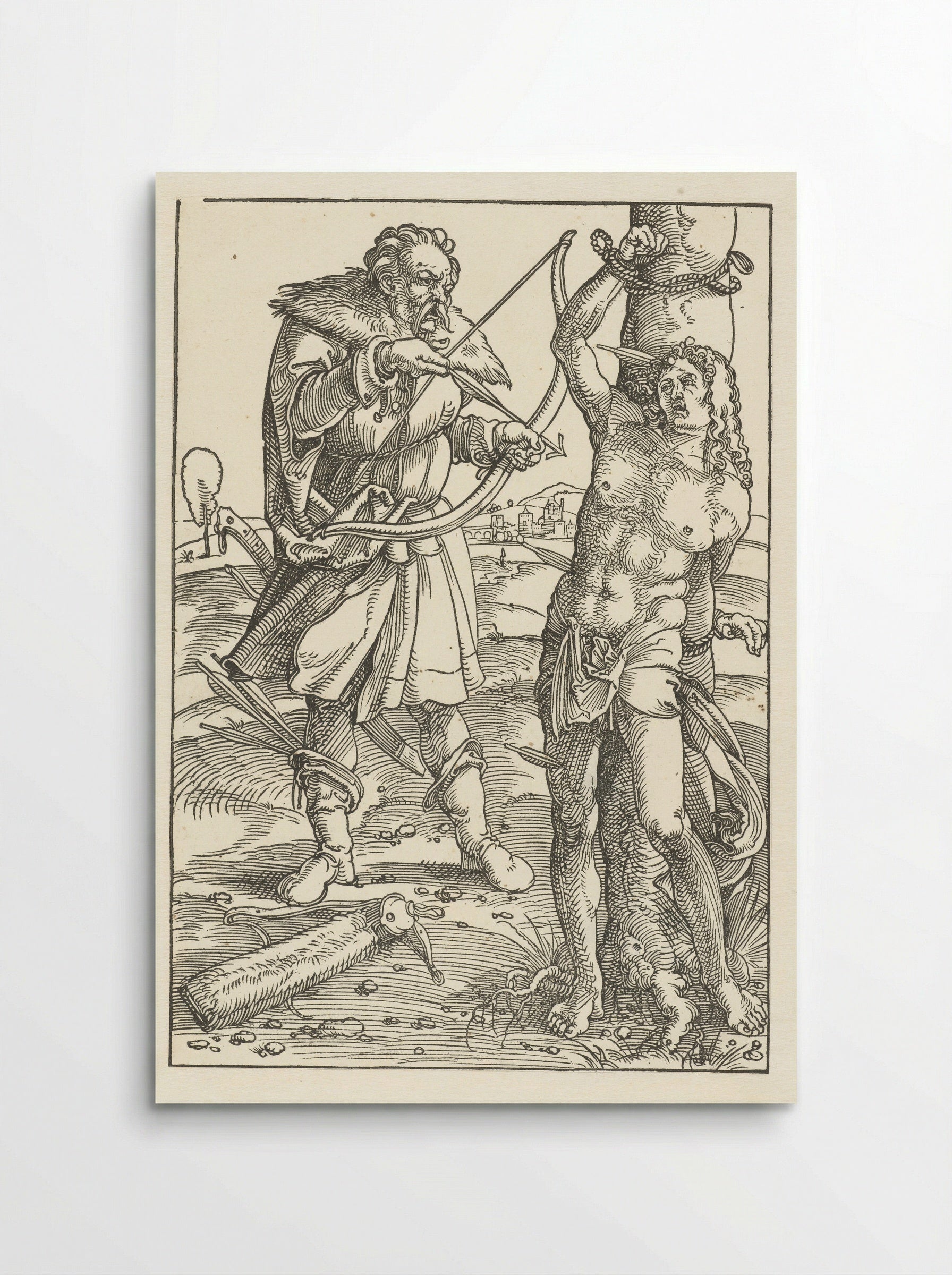 The Martyrdom of Saint Sebastian - Hans Baldung Grien - Poster