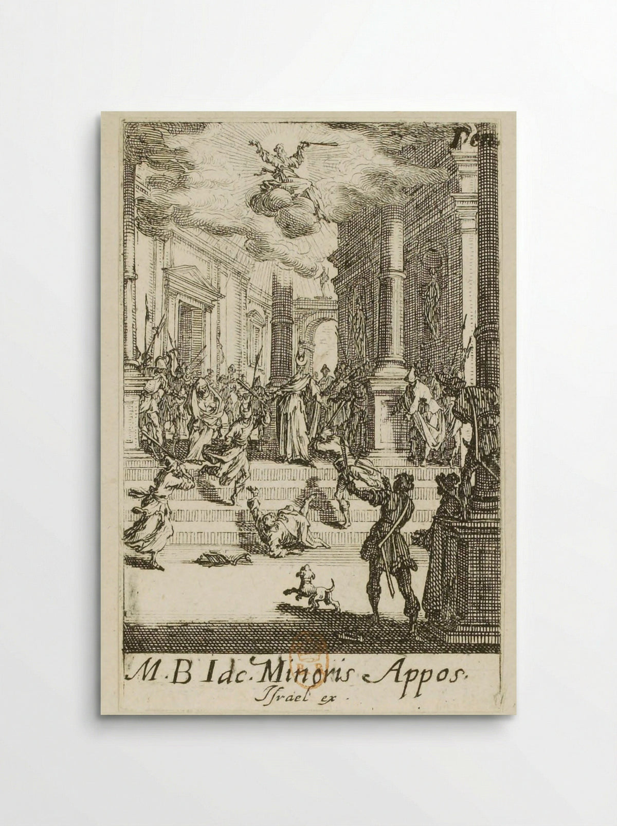 The Martyrdom of Saint Sebastian - Jacques Callot - Poster