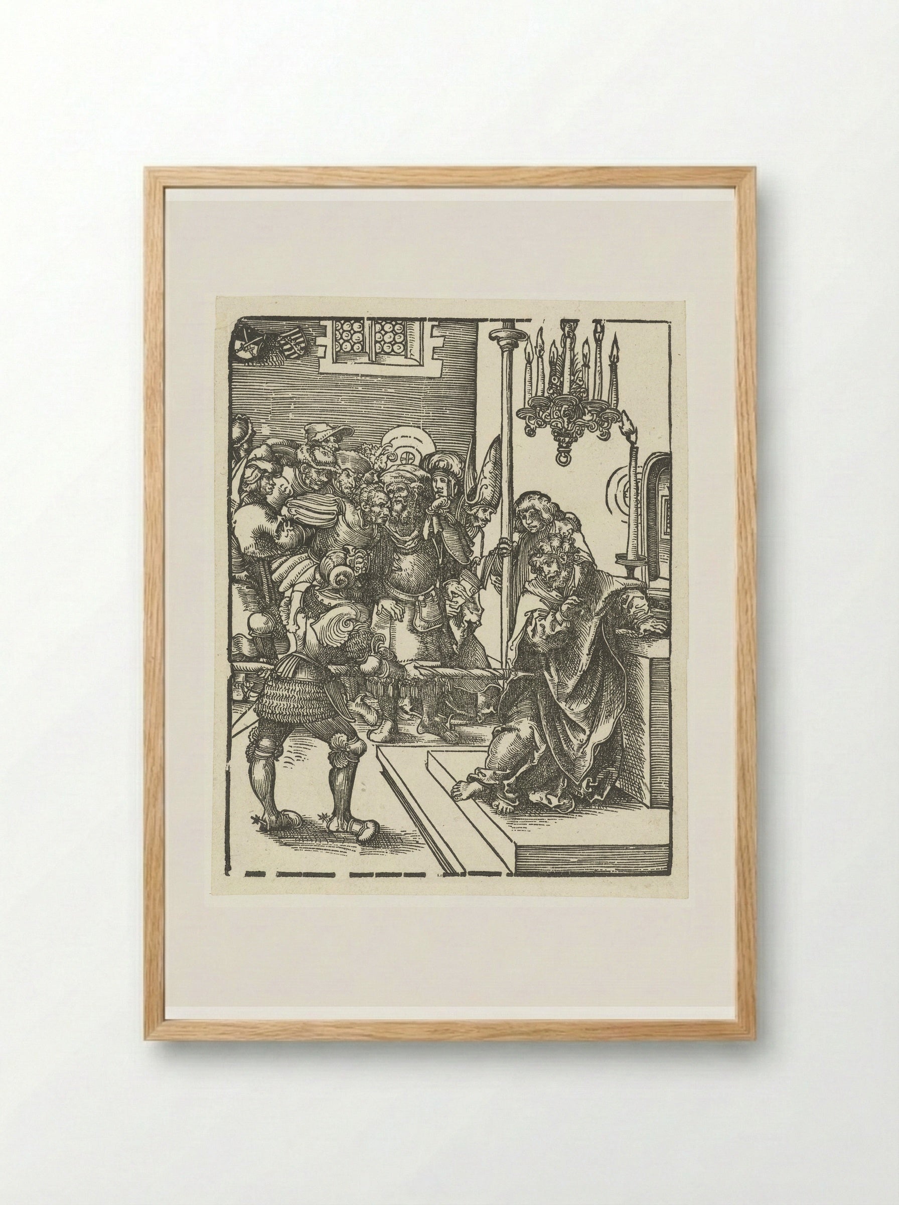 The Martyrdom of Saint Thomas - Lucas Cranach the Elder - Framed Print Wood