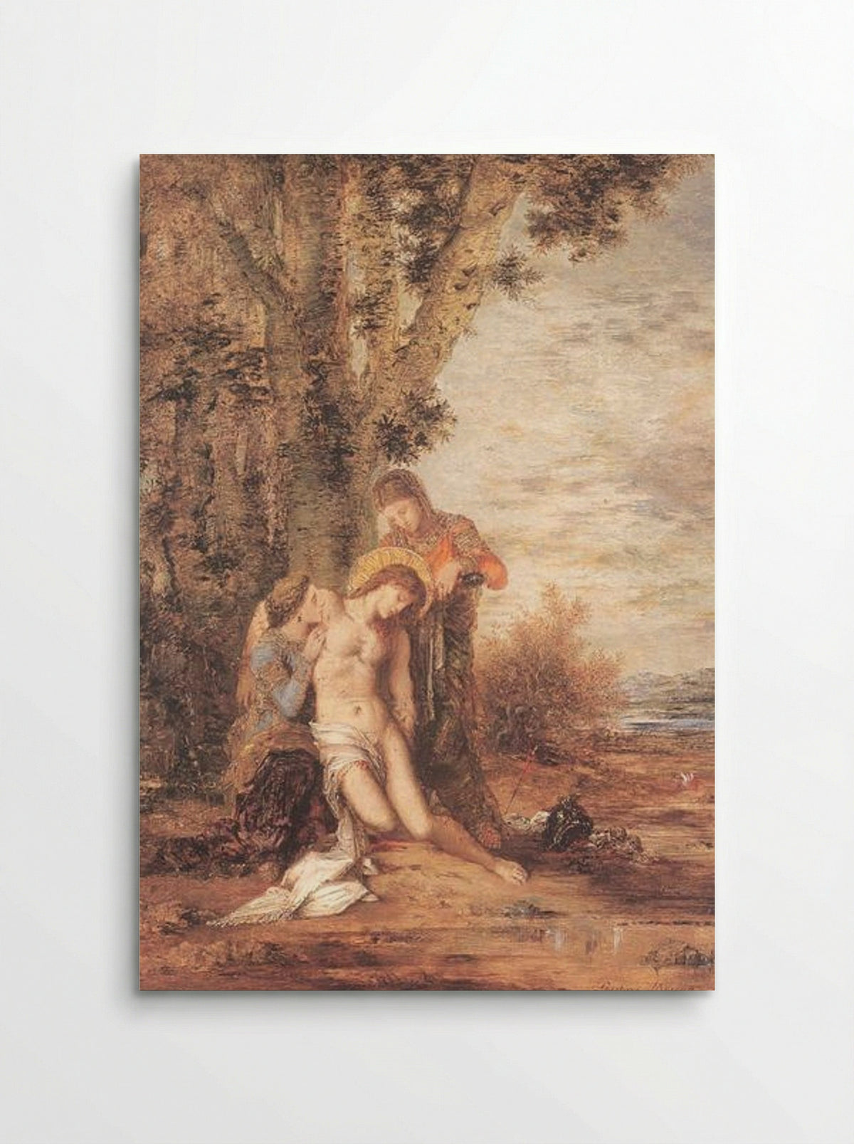 The Martyred St. Sebastian - Gustave Moreau - Poster