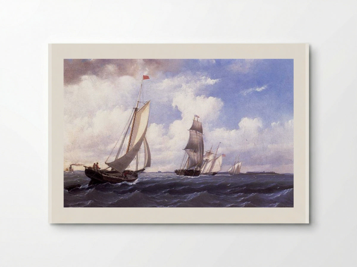 The 'Mary' of Boston Returning to Port - William Bradford - Poster
