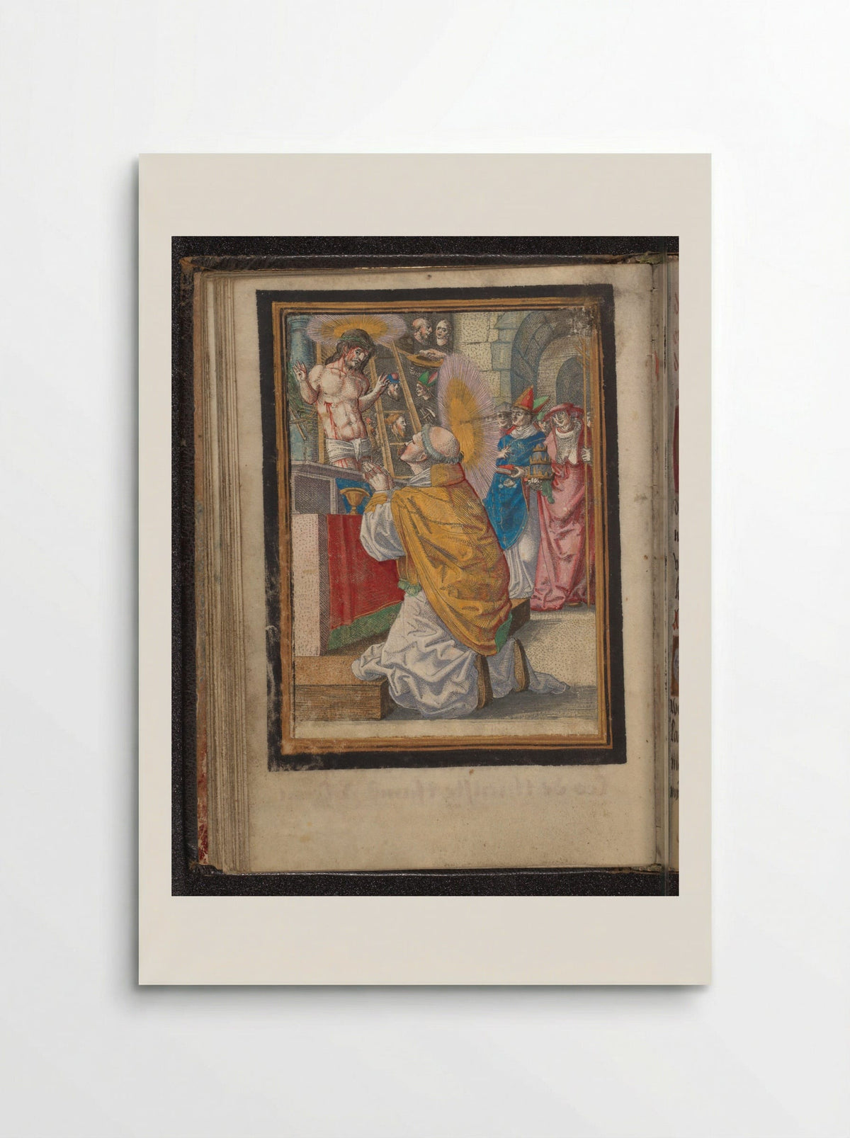 The Mass of Saint Gregory - Frans Crabbe van Espleghem - Poster
