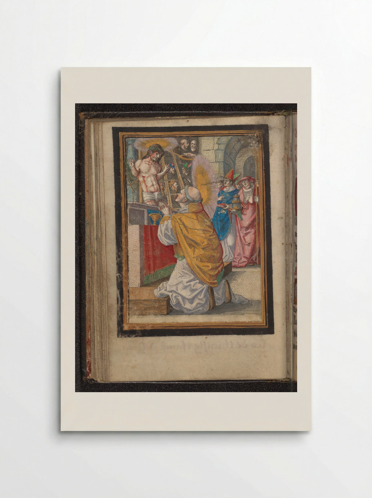 The Mass of Saint Gregory - Frans Crabbe van Espleghem - Poster