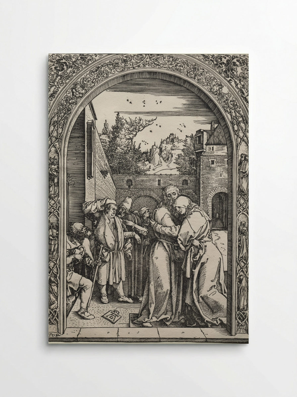 The Meeting of Joachim and Anna at the Golden Gate - Albrecht Dürer - Poster