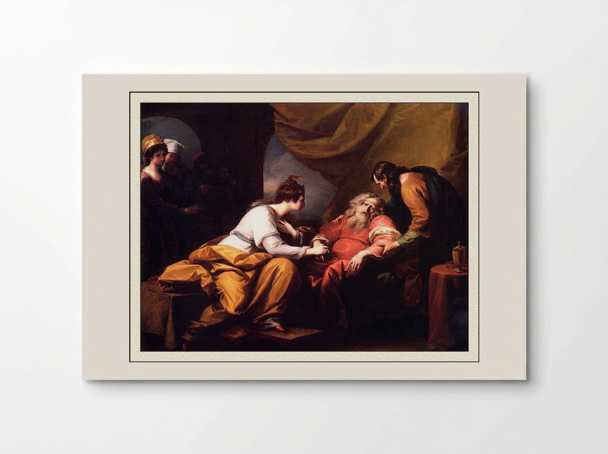 The Meeting of Lear and Cordelia - Benjamin West - Poster