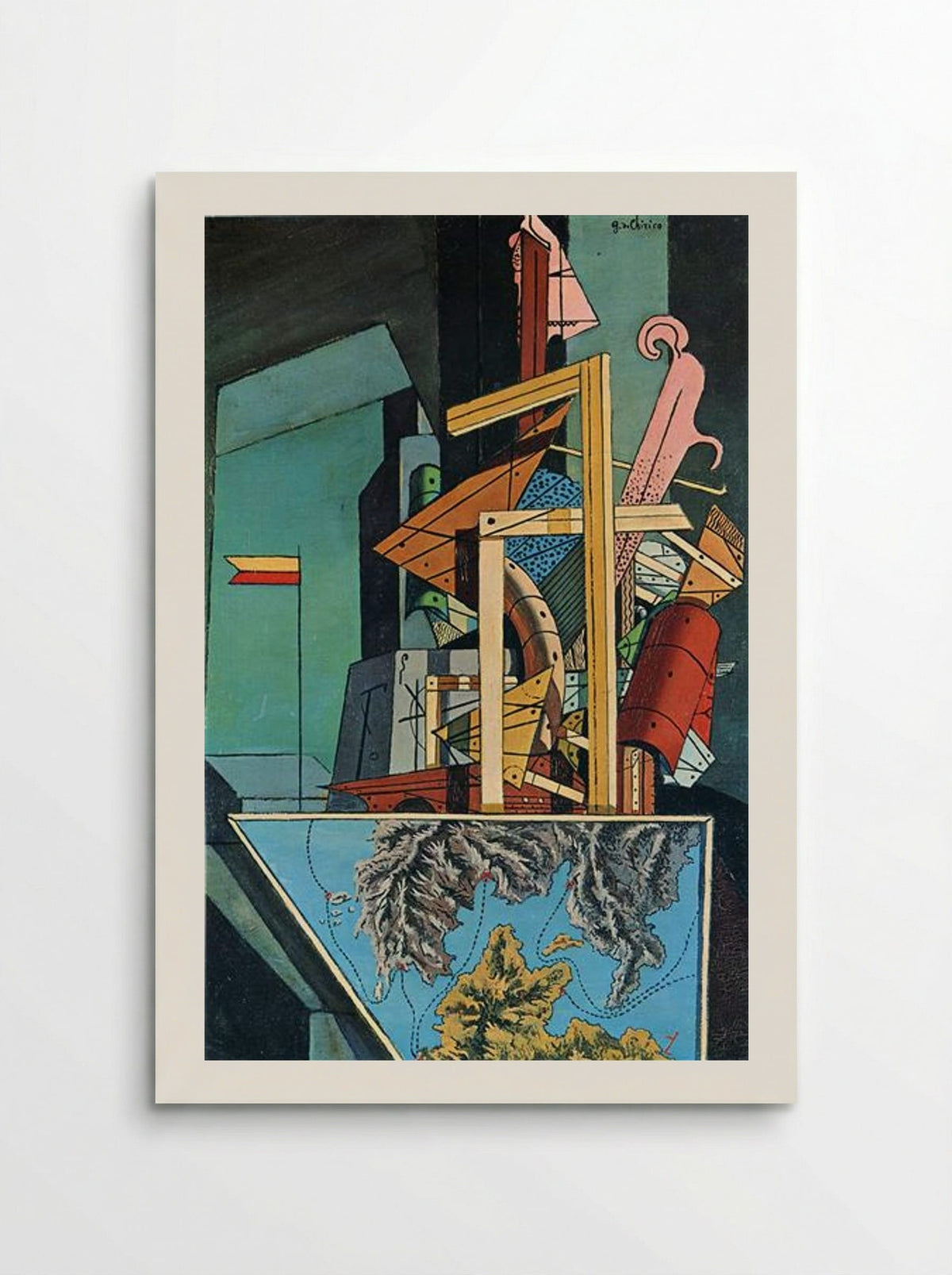 The Melancholy of Departure - Giorgio de Chirico - Poster