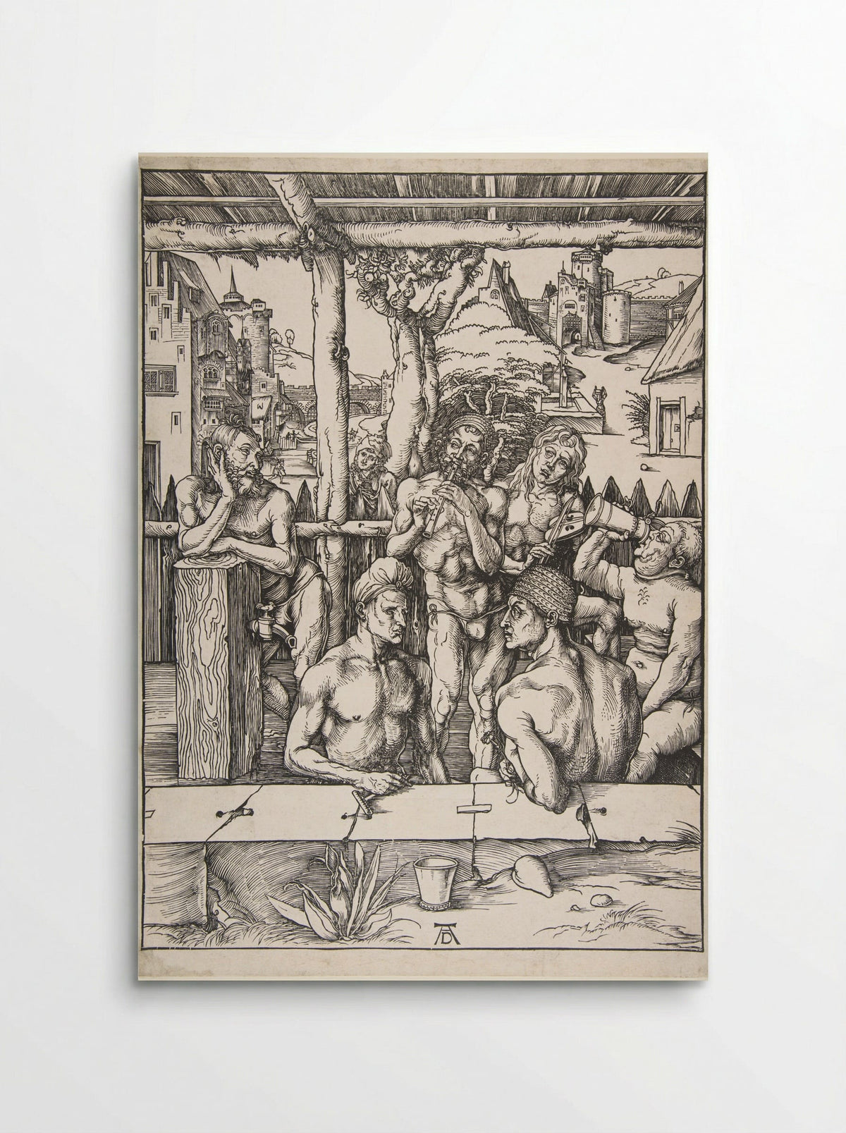 The Men's Bath House - Albrecht Dürer - Poster