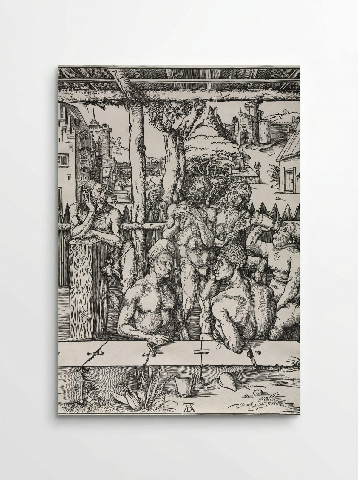 The Men's Bath - Albrecht Dürer - Poster