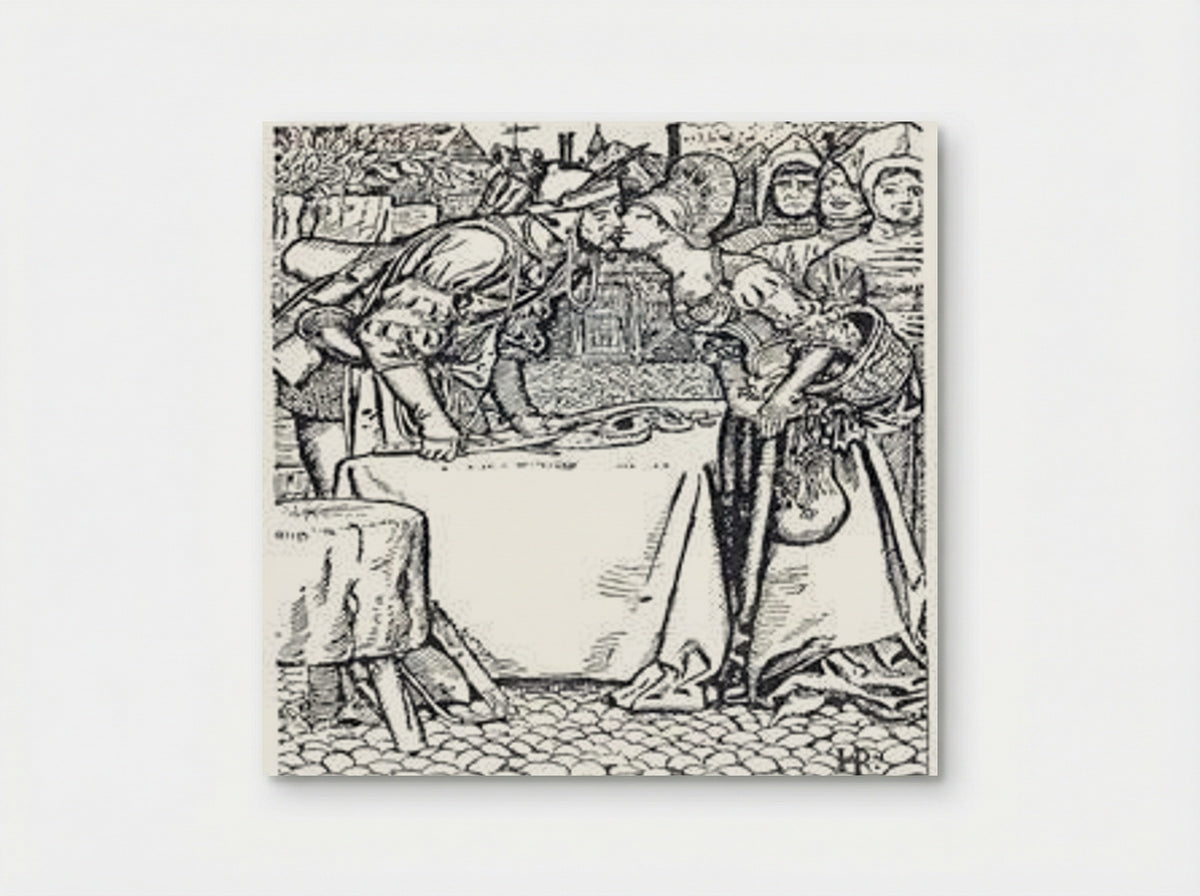 The Merry Adventures of Robin Hood (Illustration No. 12) - Howard Pyle - Poster