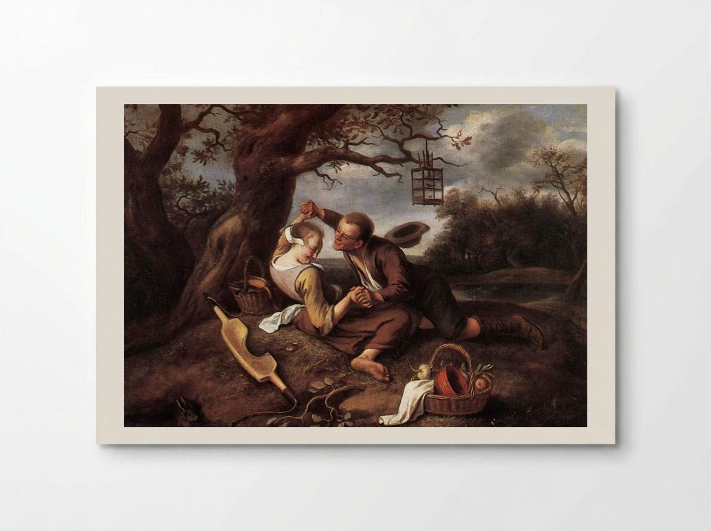 The Merry Couple - Jan Steen - Poster