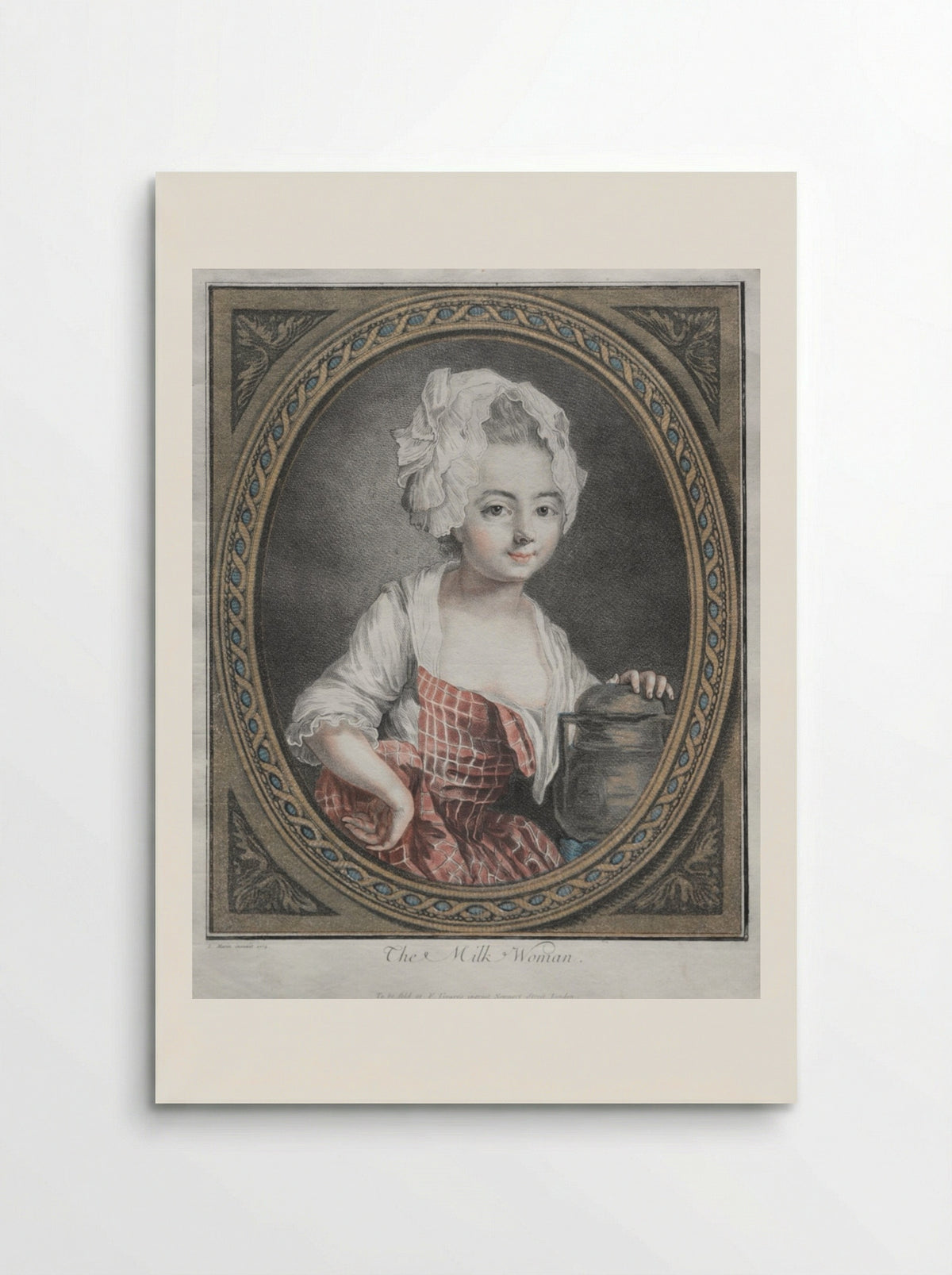The Milk Woman - Louis-Marin Bonnet - Poster