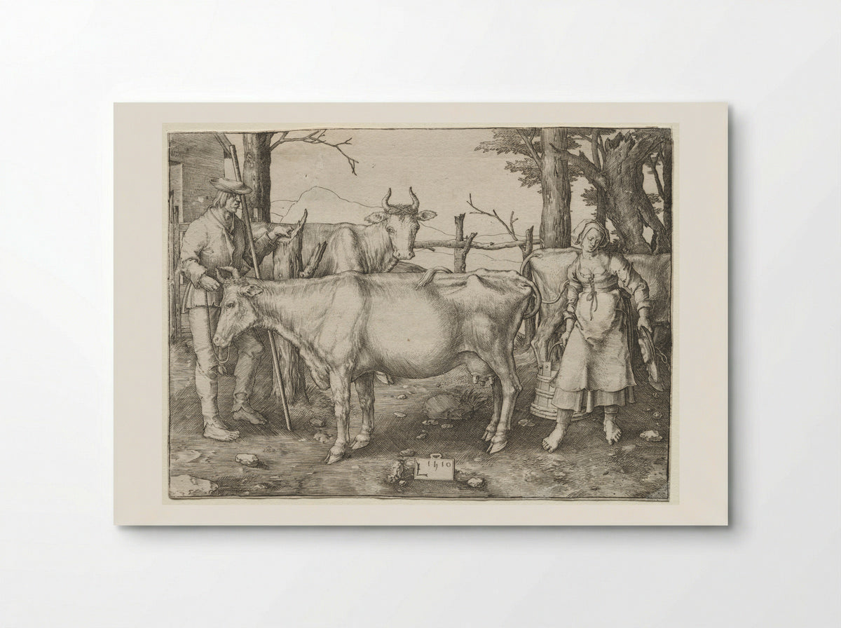 The Milkmaid - Lucas van Leyden - Poster