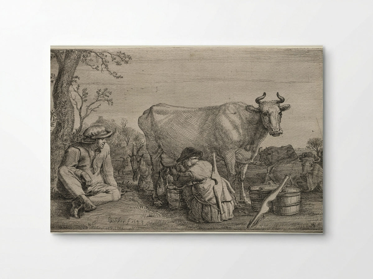 The Milkmaid - Gerrit Claesz. Bleker - Poster