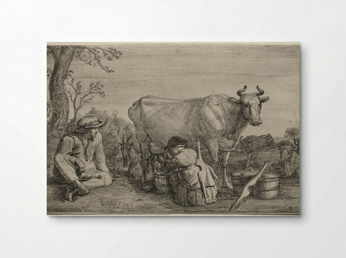 The Milkmaid - Gerrit Claesz. Bleker - Poster