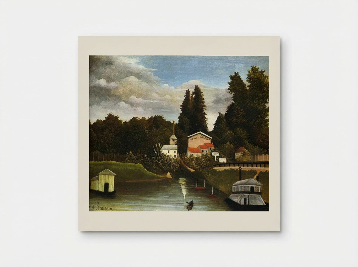 The Mill at Alfort - Henri Rousseau - Poster