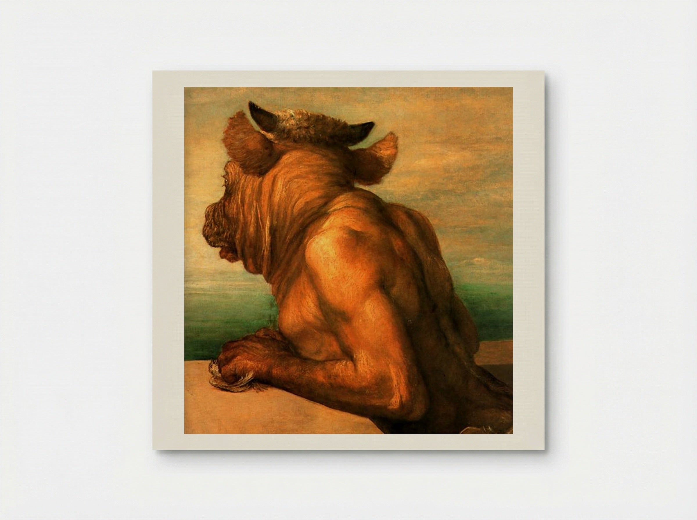 The Minotaur - George Frederic Watts - Poster