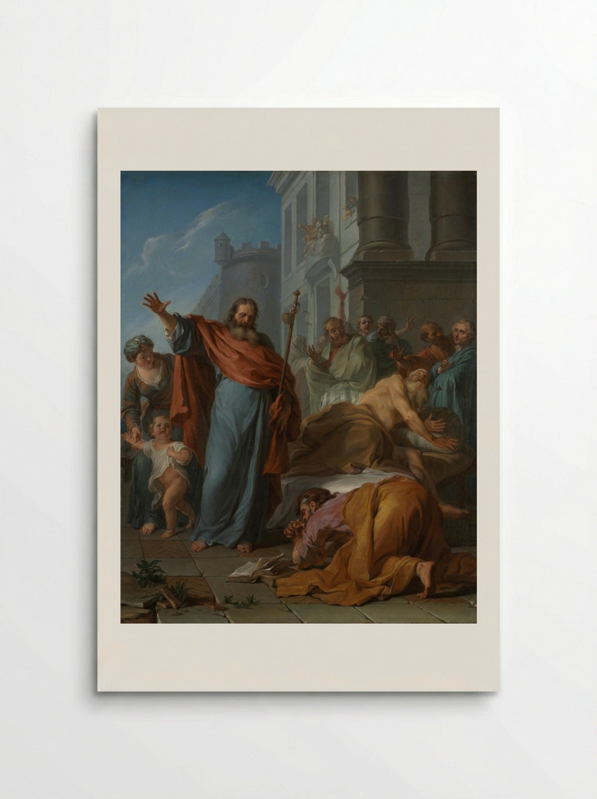 The Miracles of Saint James the Greater - Noël Nicolas Coypel - Poster