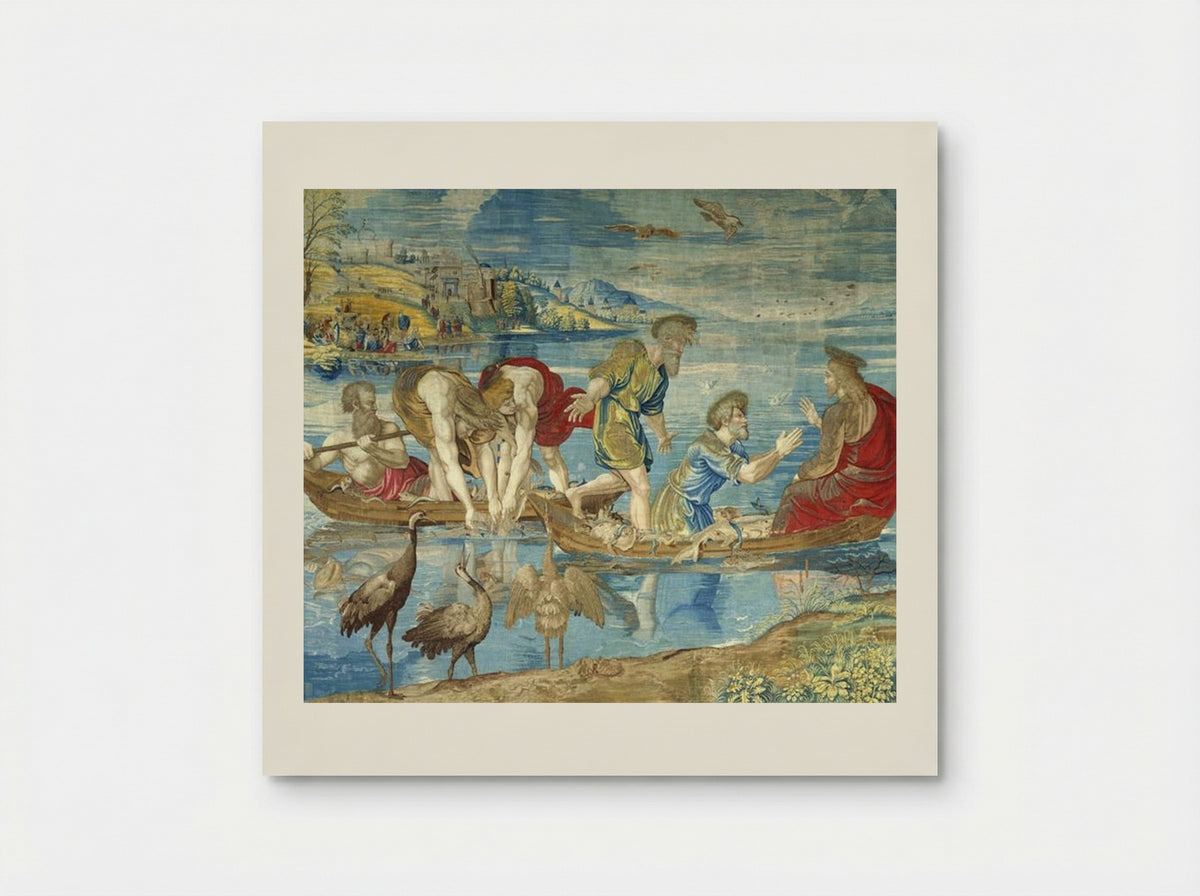 The Miraculous Draught of Fishes (cartoon for the Sistine Chapel) - Raphael - Poster
