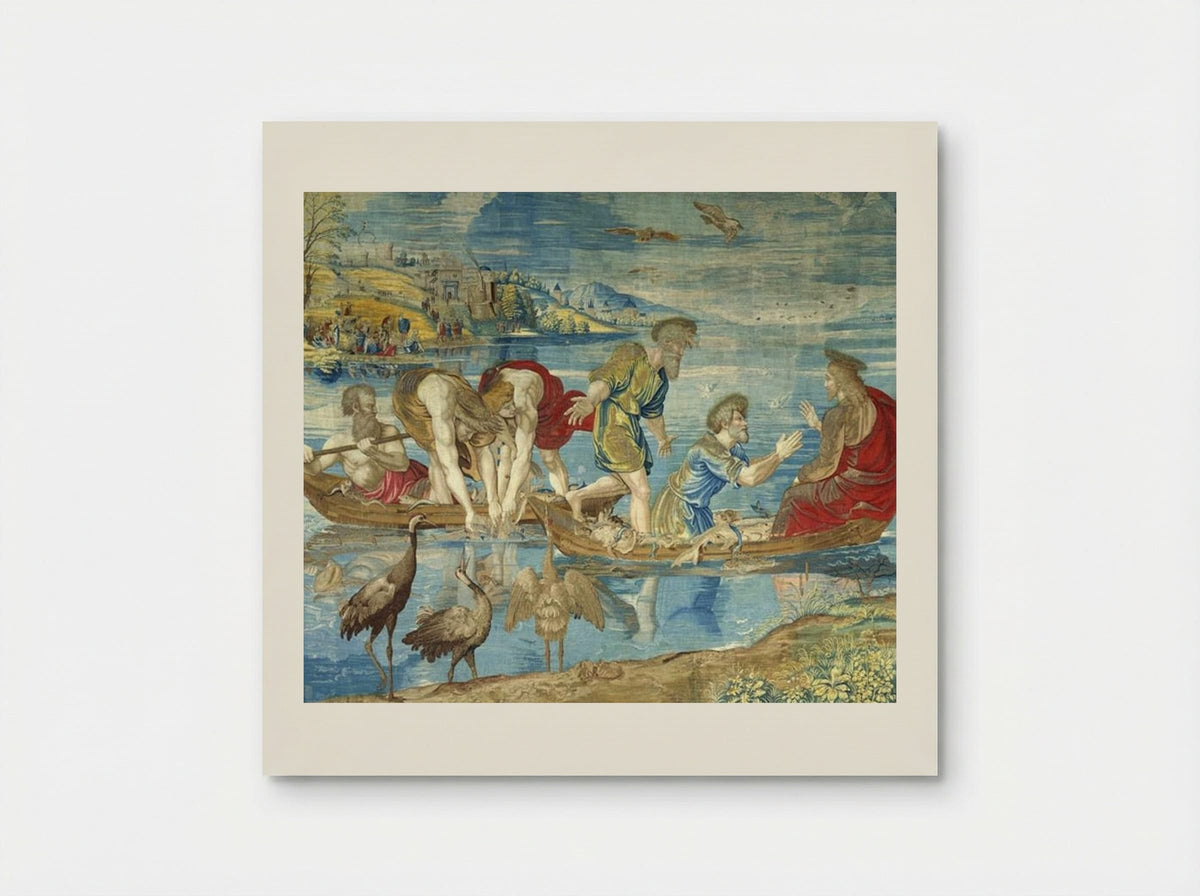 The Miraculous Draught of Fishes (cartoon for the Sistine Chapel) - Raphael - Poster