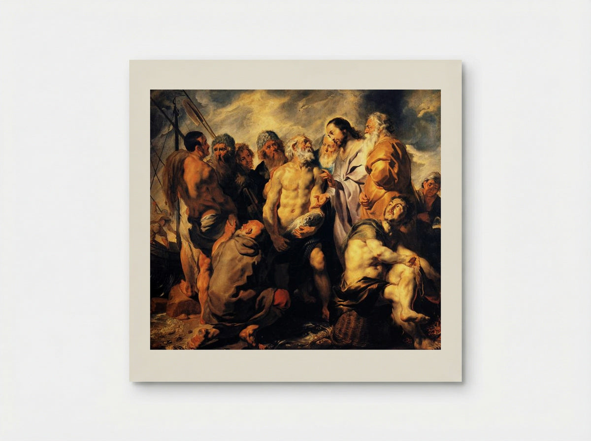 The Miraculous Draught of Fishes - Jacob Jordaens - Poster