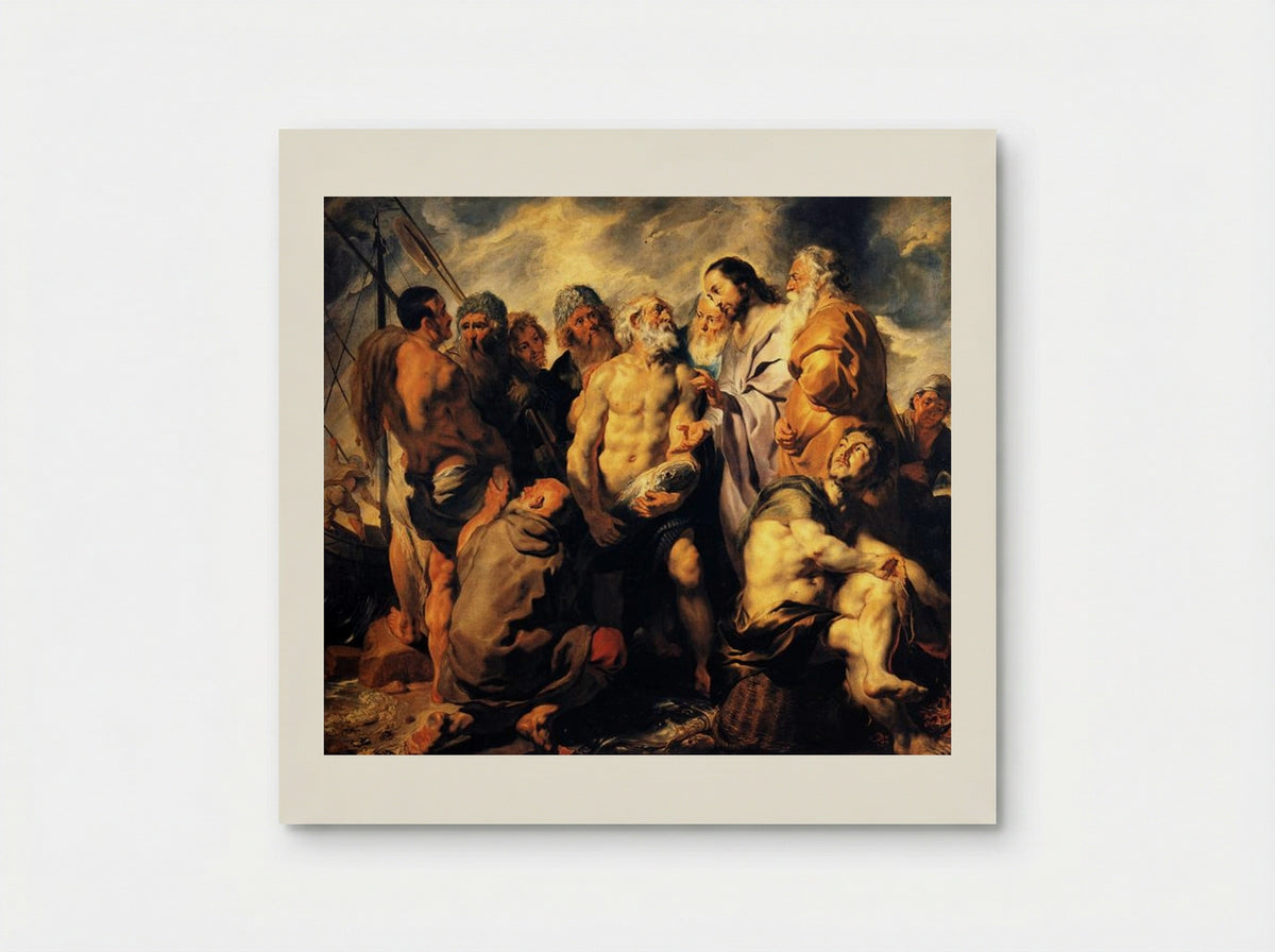 The Miraculous Draught of Fishes - Jacob Jordaens - Poster