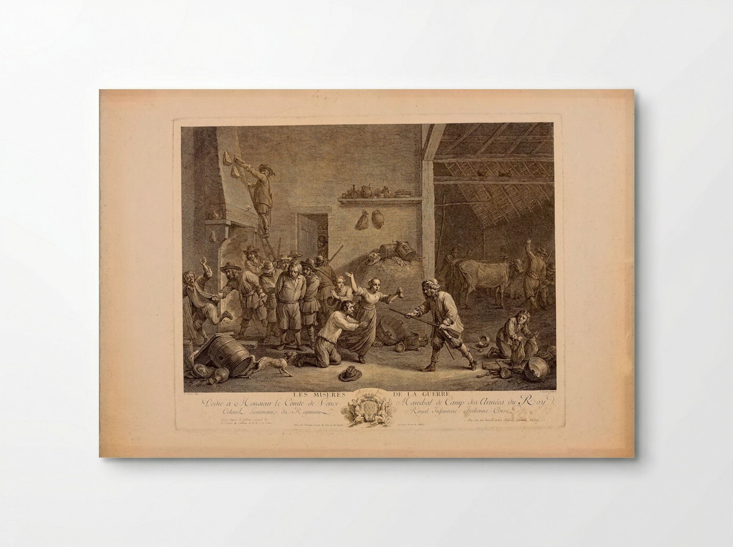 The Miseries of War - Jacques Nicolas Tardieu - Poster