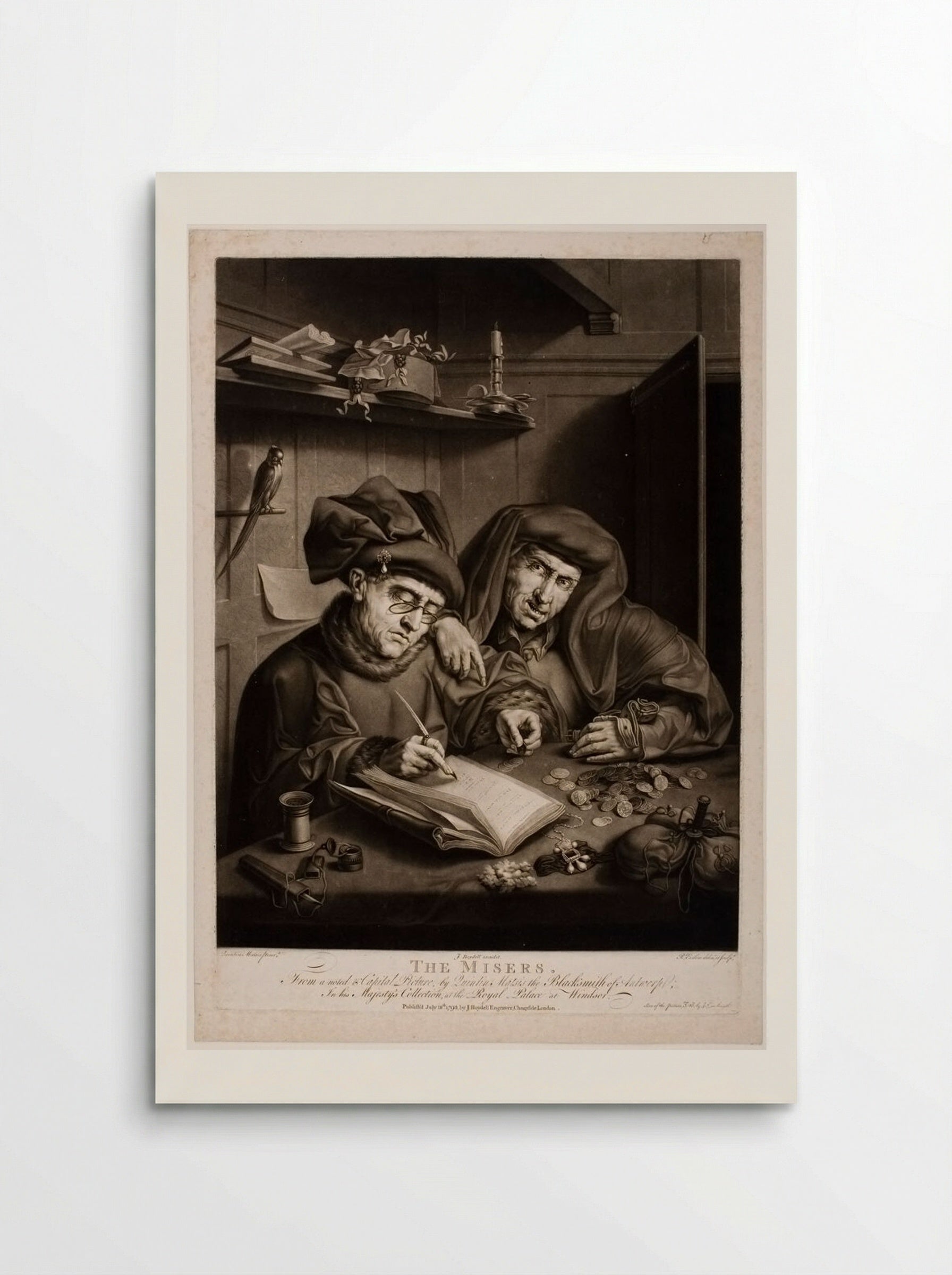 The Misers - Richard Earlom - Poster