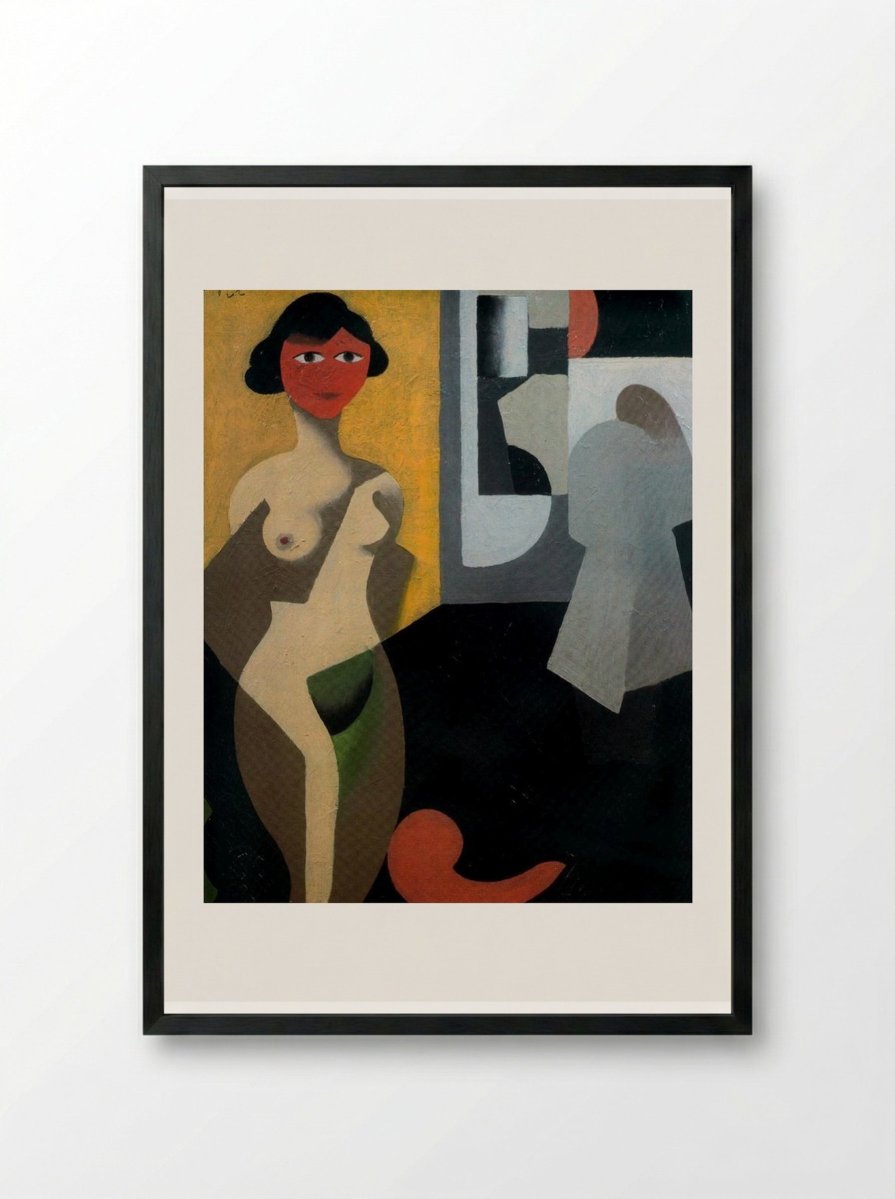 The Model - Kazimir Malevich - Framed Print Black