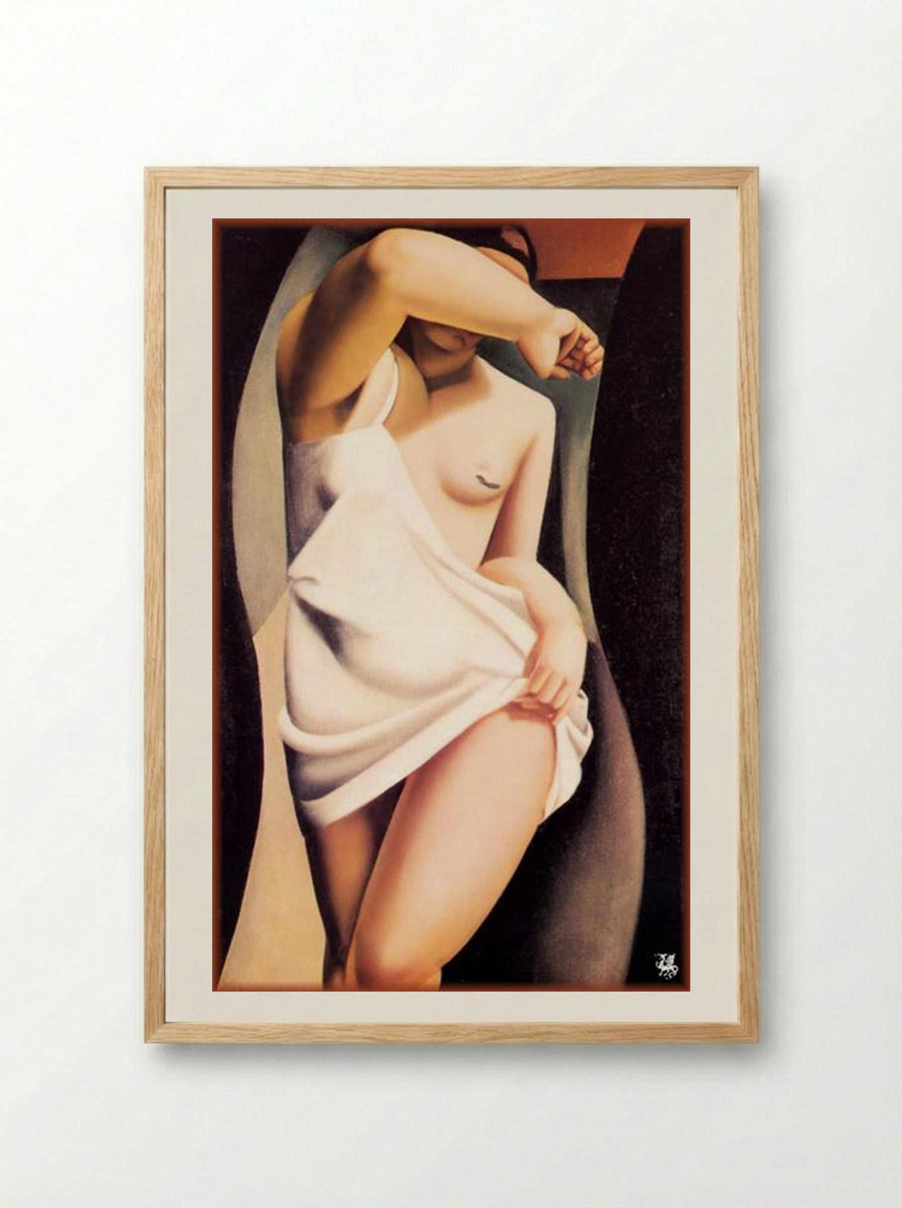 The Model - Tamara de Lempicka - Framed Print Wood