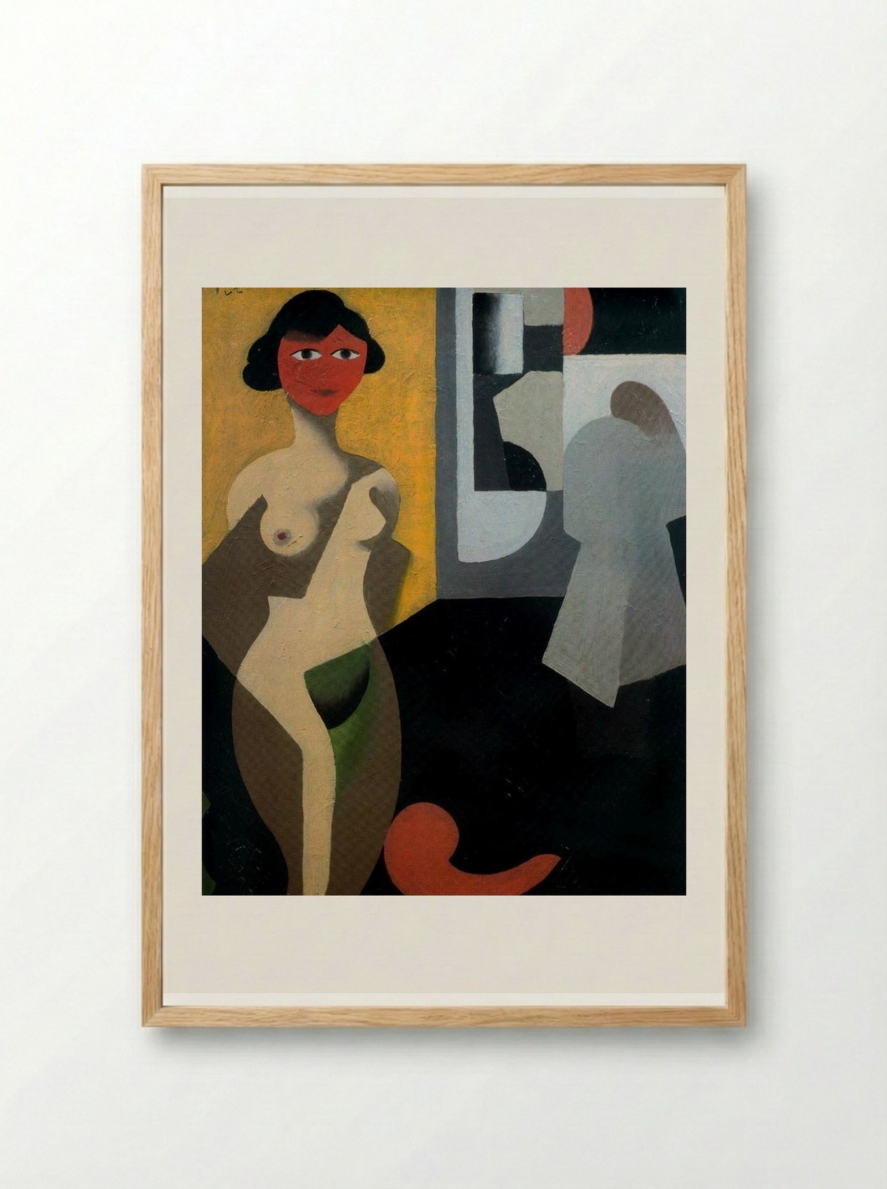 The Model - Kazimir Malevich - Framed Print Wood