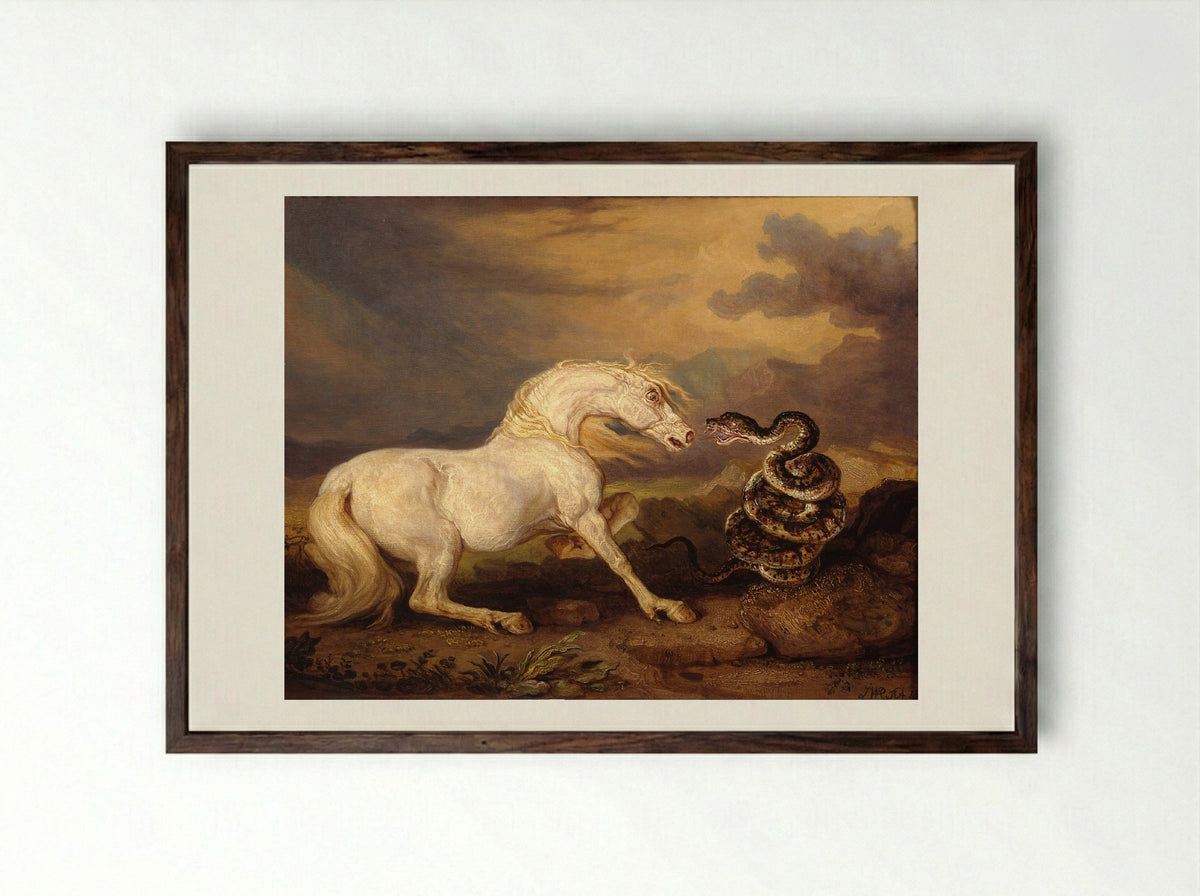 The Moment - James Ward - Framed Print Dark Wood