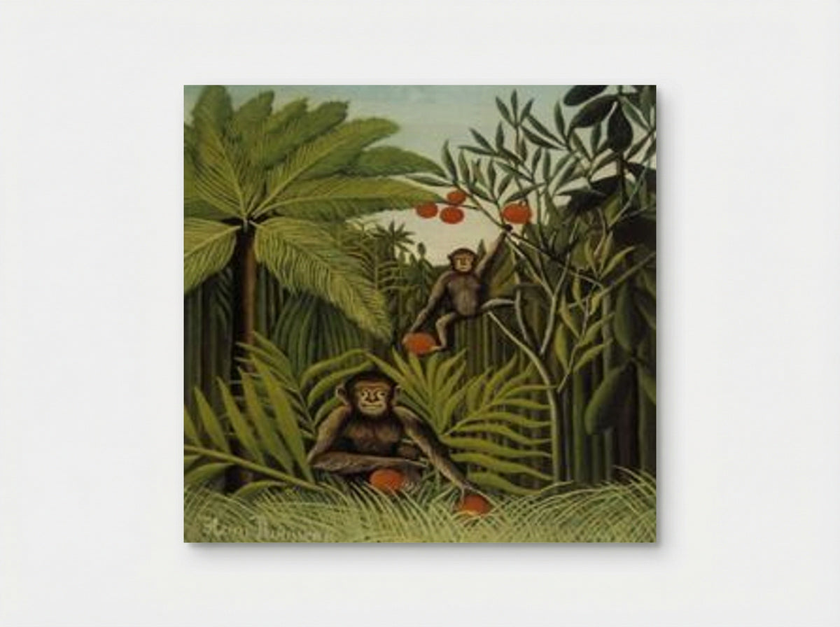 The Monkeys in the Jungle - Henri Rousseau - Poster