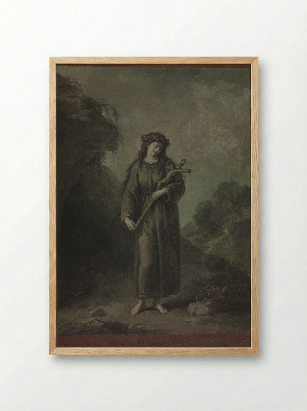 The Mortification - Francesco Zuccarelli - Framed Print Wood