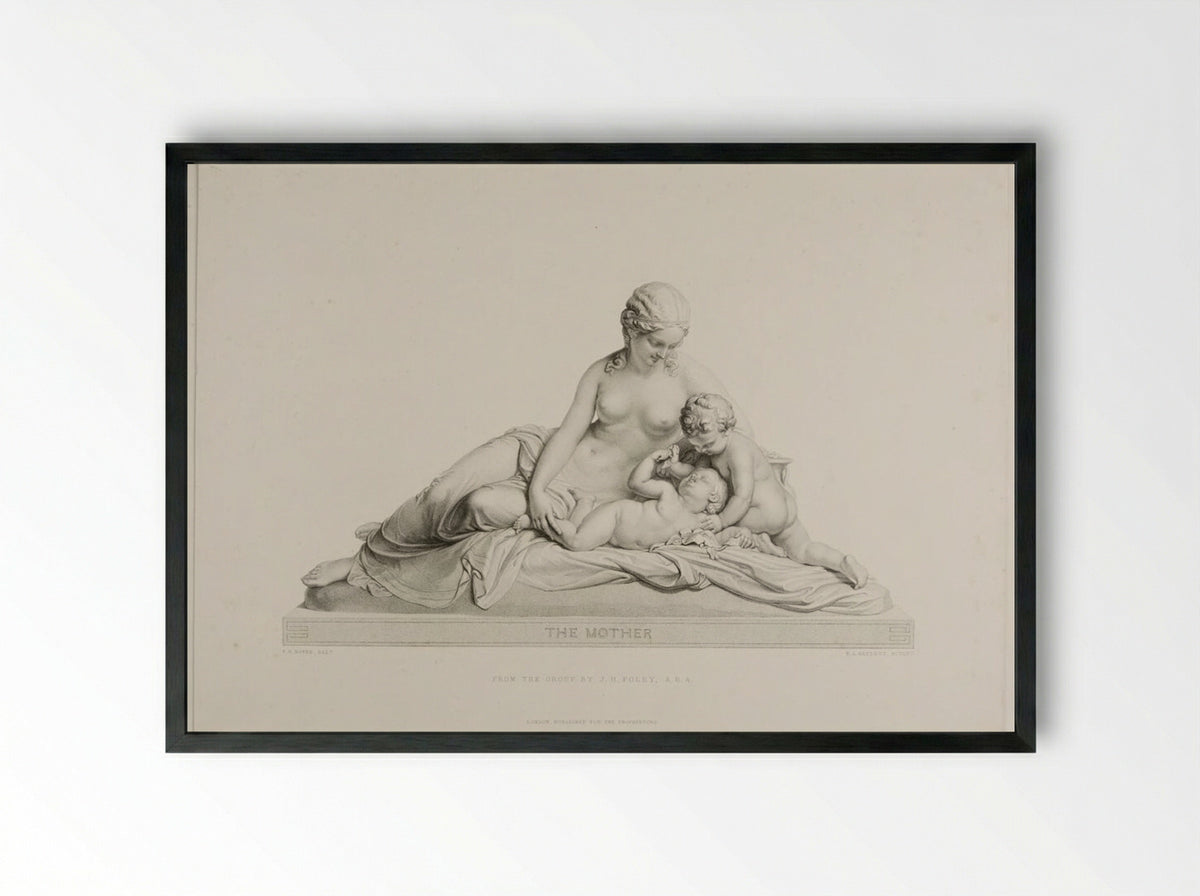 The Mother - Richard Austin Artlett - Framed Print Black