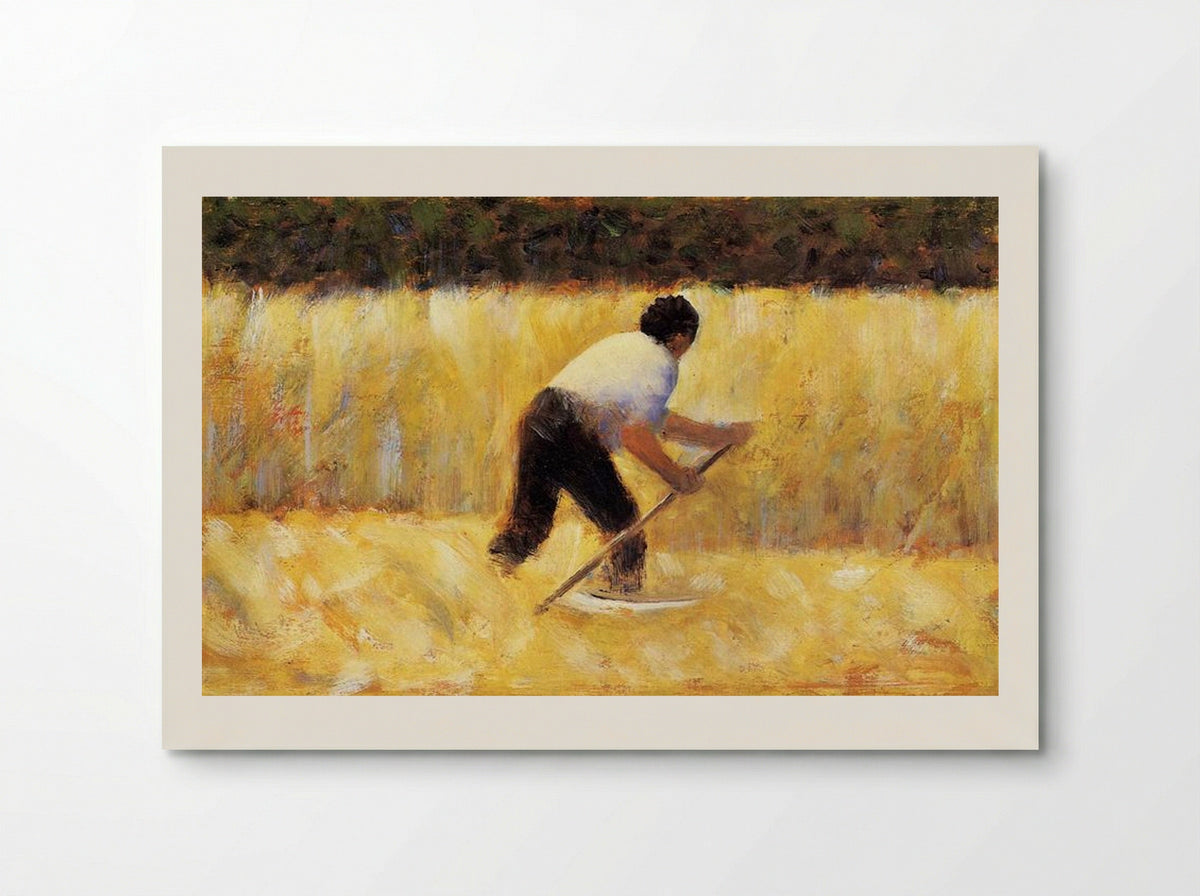The Mower - Georges Seurat - Poster