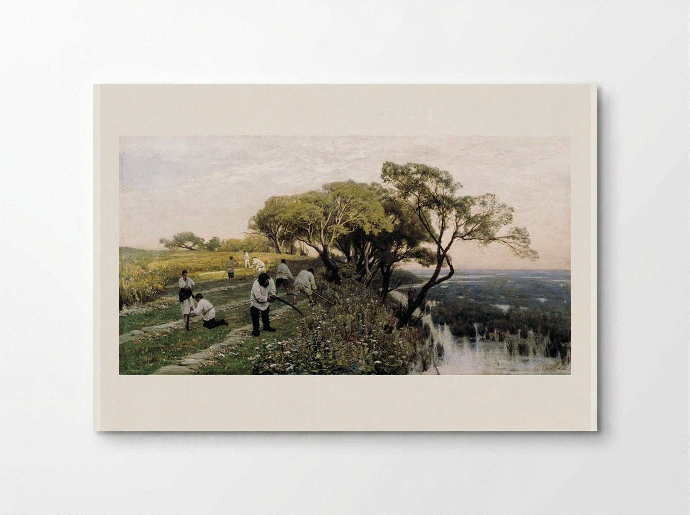 The Mowers - Volodymyr Orlovsky - Poster
