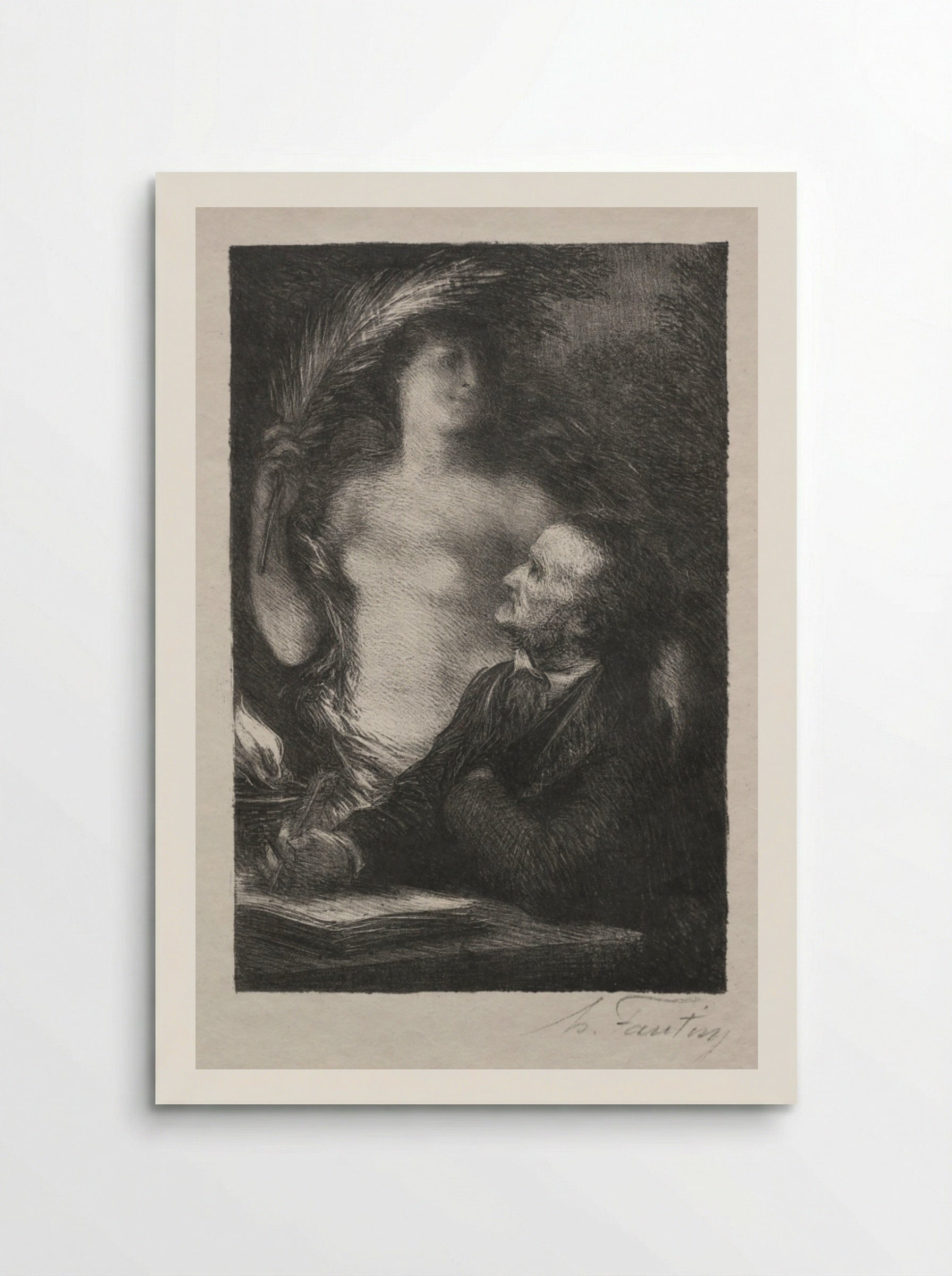 The Muse - Henri Fantin-Latour - Poster