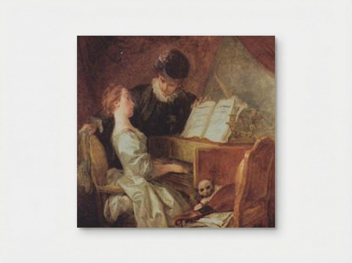 The Music Lesson - Jean-Honore Fragonard - Poster