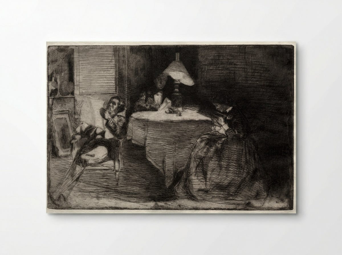 The Music Room - James McNeill Whistler - Poster