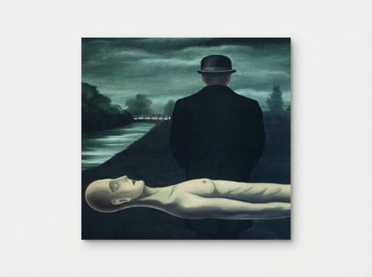 The Musings of the Solitary Walker - René Magritte - Poster
