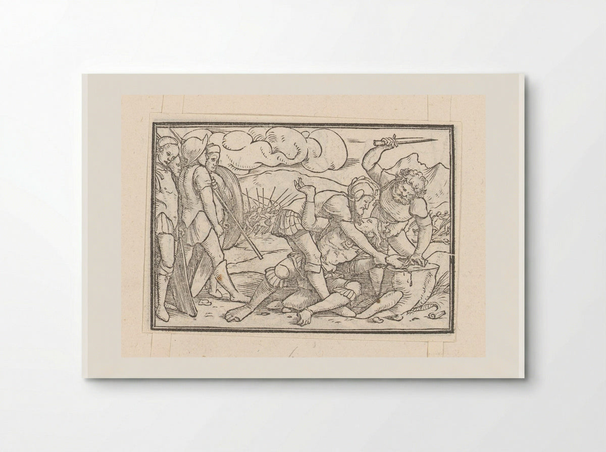 The Mutilation of Adonibezek - Veit Rudolf Specklin - Poster