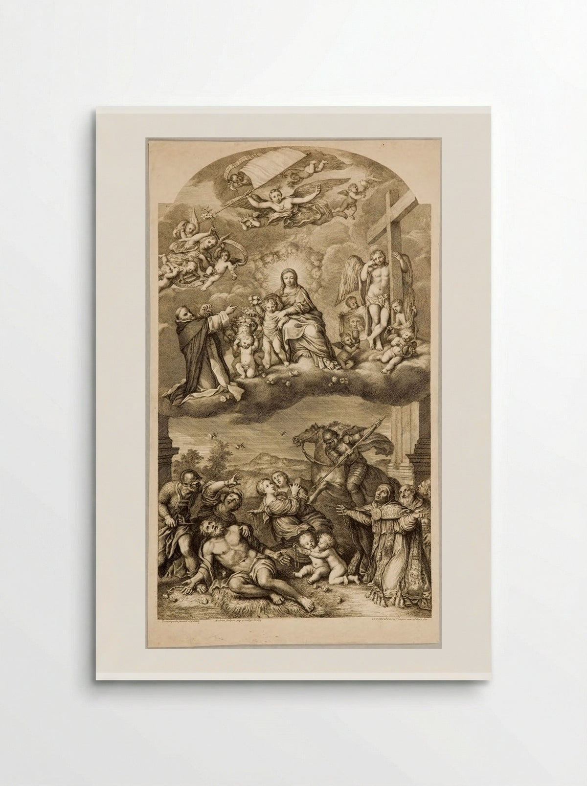 The Mysteries of the Rosary - Gérard Audran - Poster