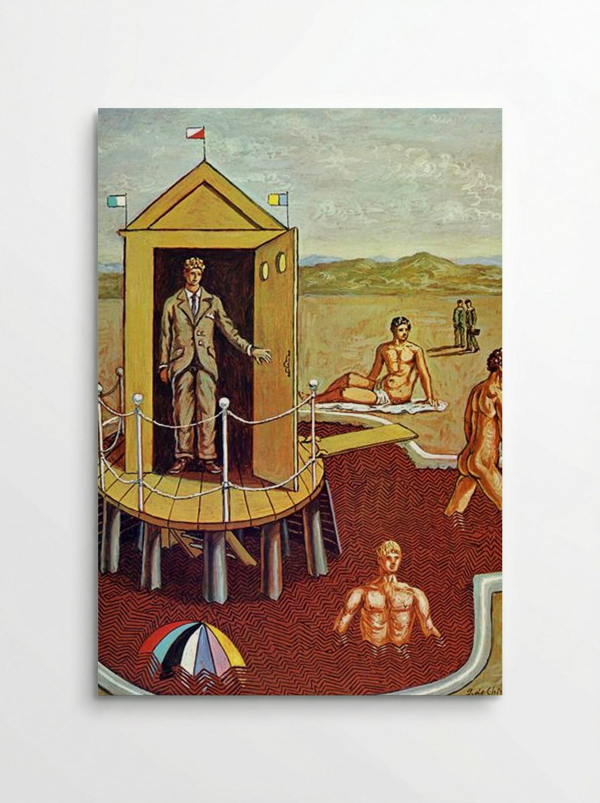 The Mysterious Bath - Giorgio de Chirico - Poster