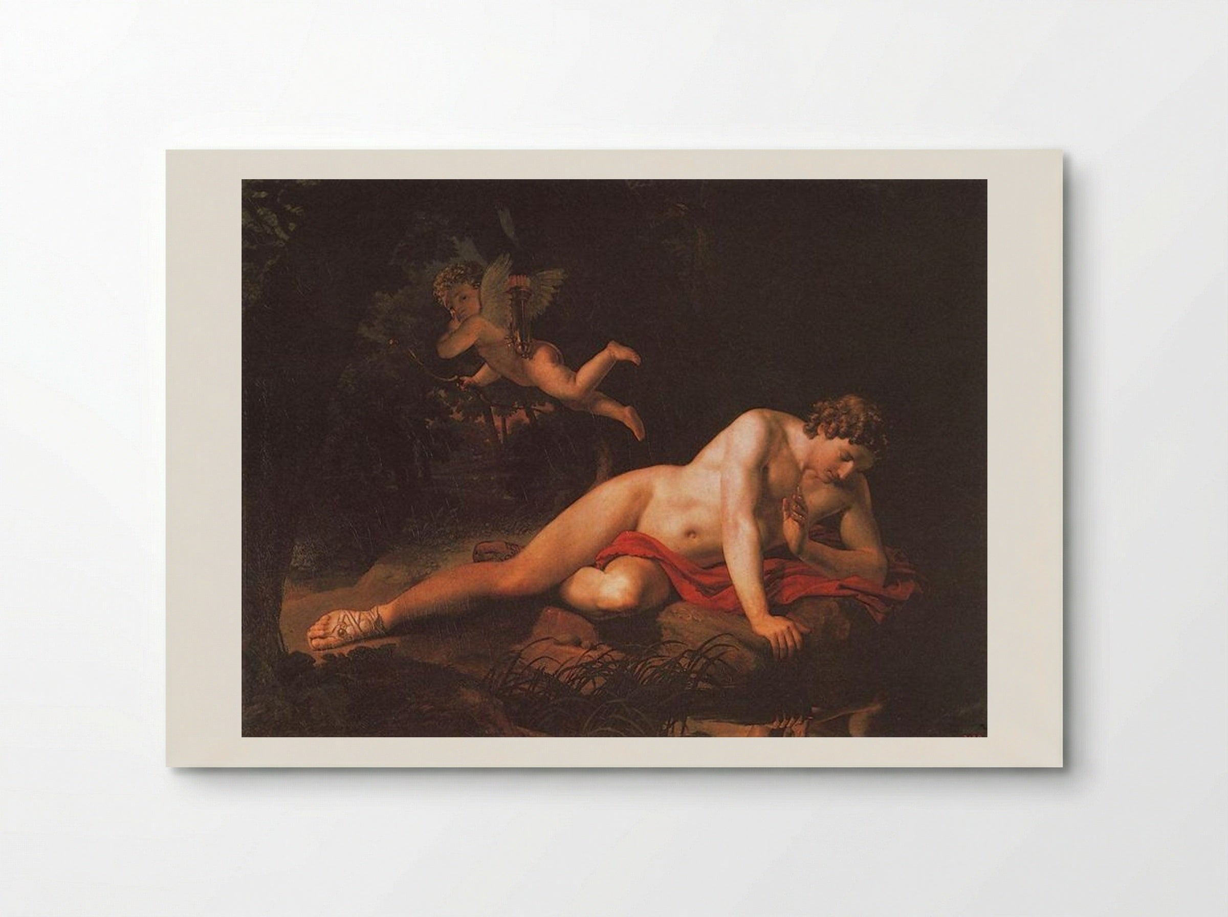 The Narcissus - Karl Bryullov - Poster