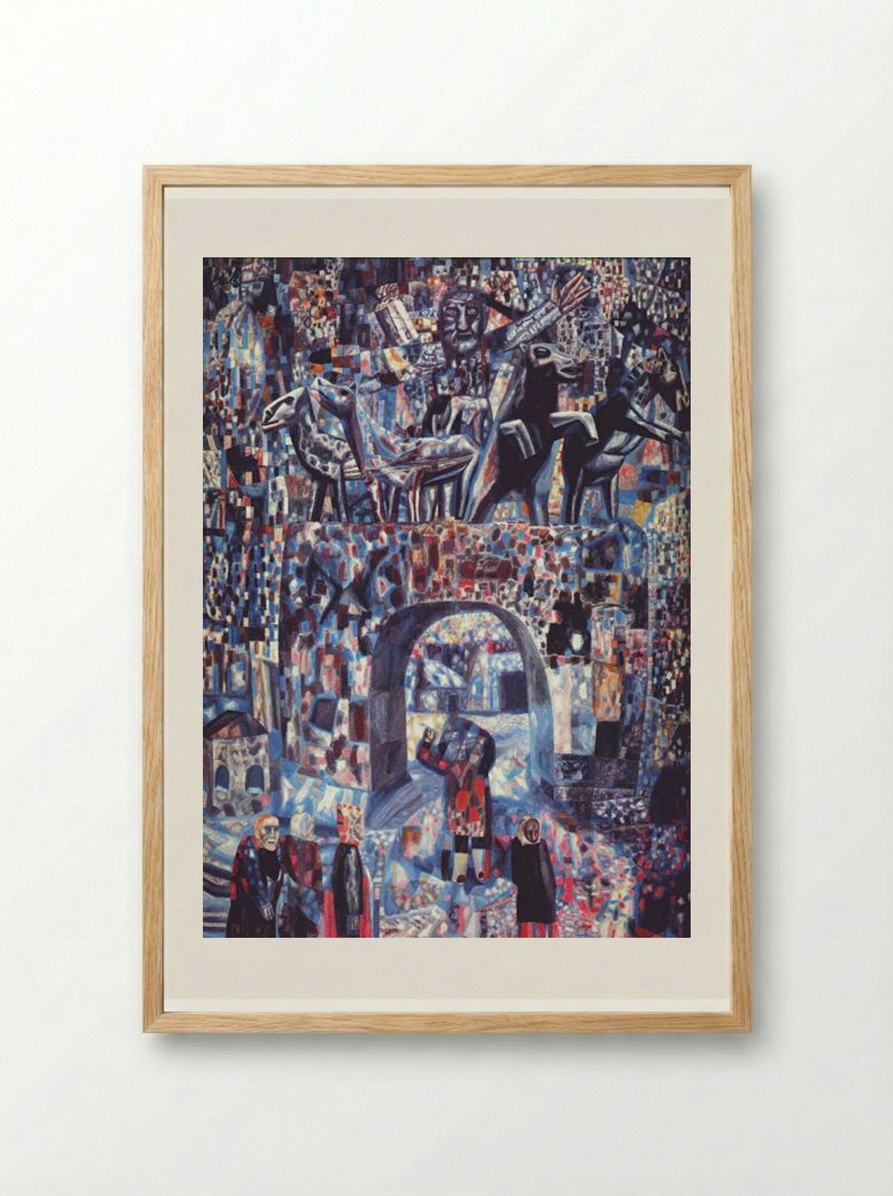 The Narva Gates - Pavel Filonov - Framed Print Wood