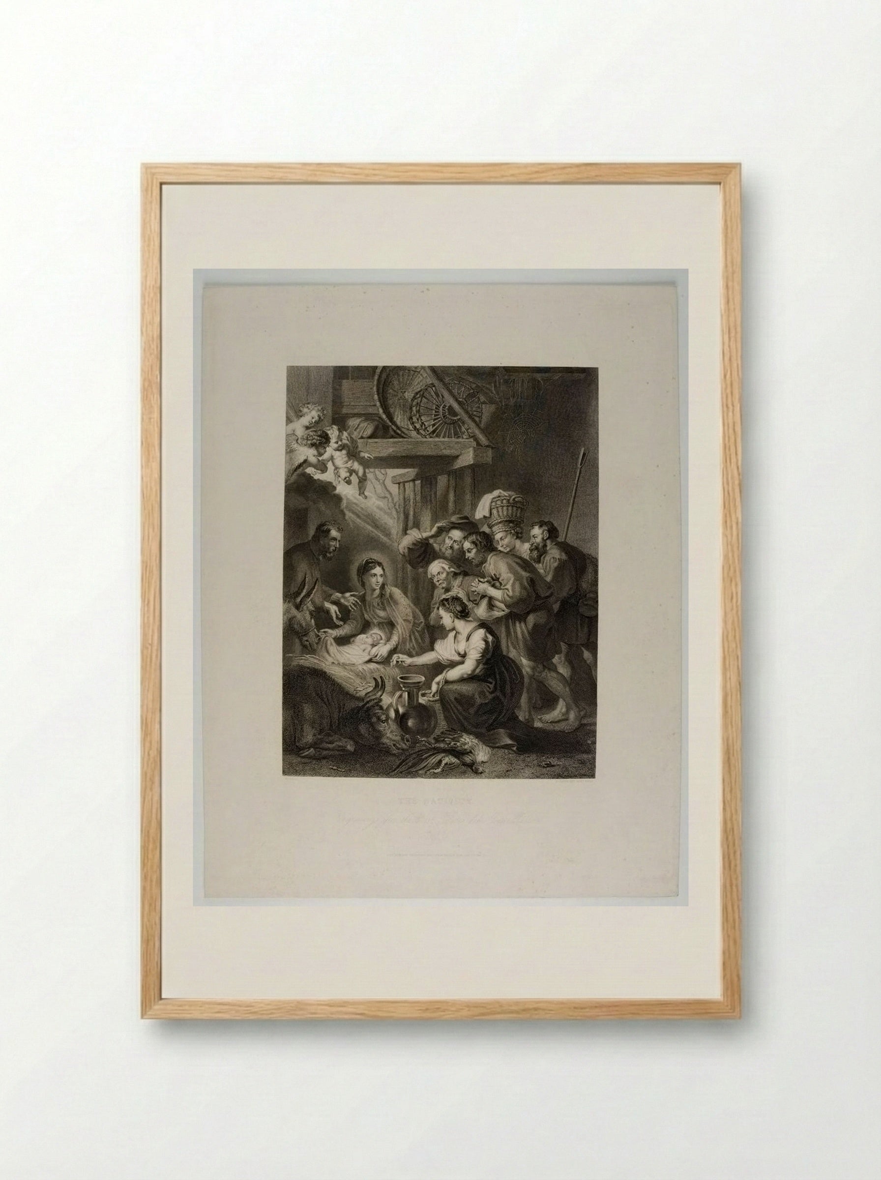 The Nativity - Edward Smith - Framed Print Wood